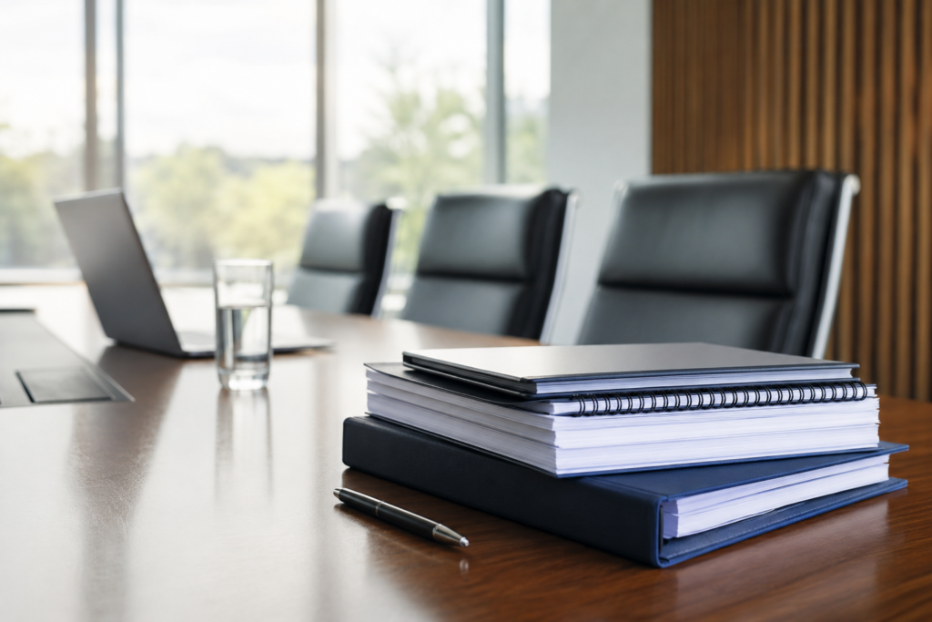 Board minutes and meeting materials icon